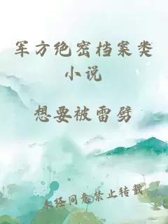 军方绝密档案类小说